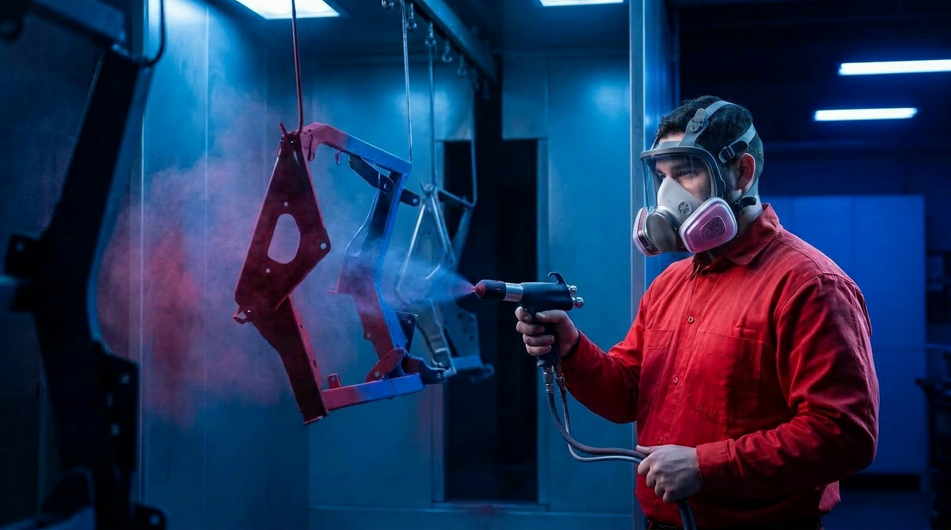 Luftaufnahme des mh Oberflächentechnik Firmengeländes
